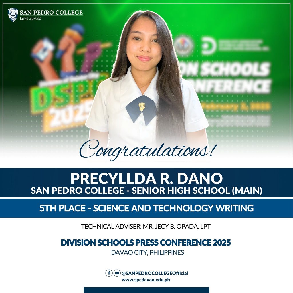 DSPC 2025 DANO SCIENCE AND TECHNOLOGY WRITING