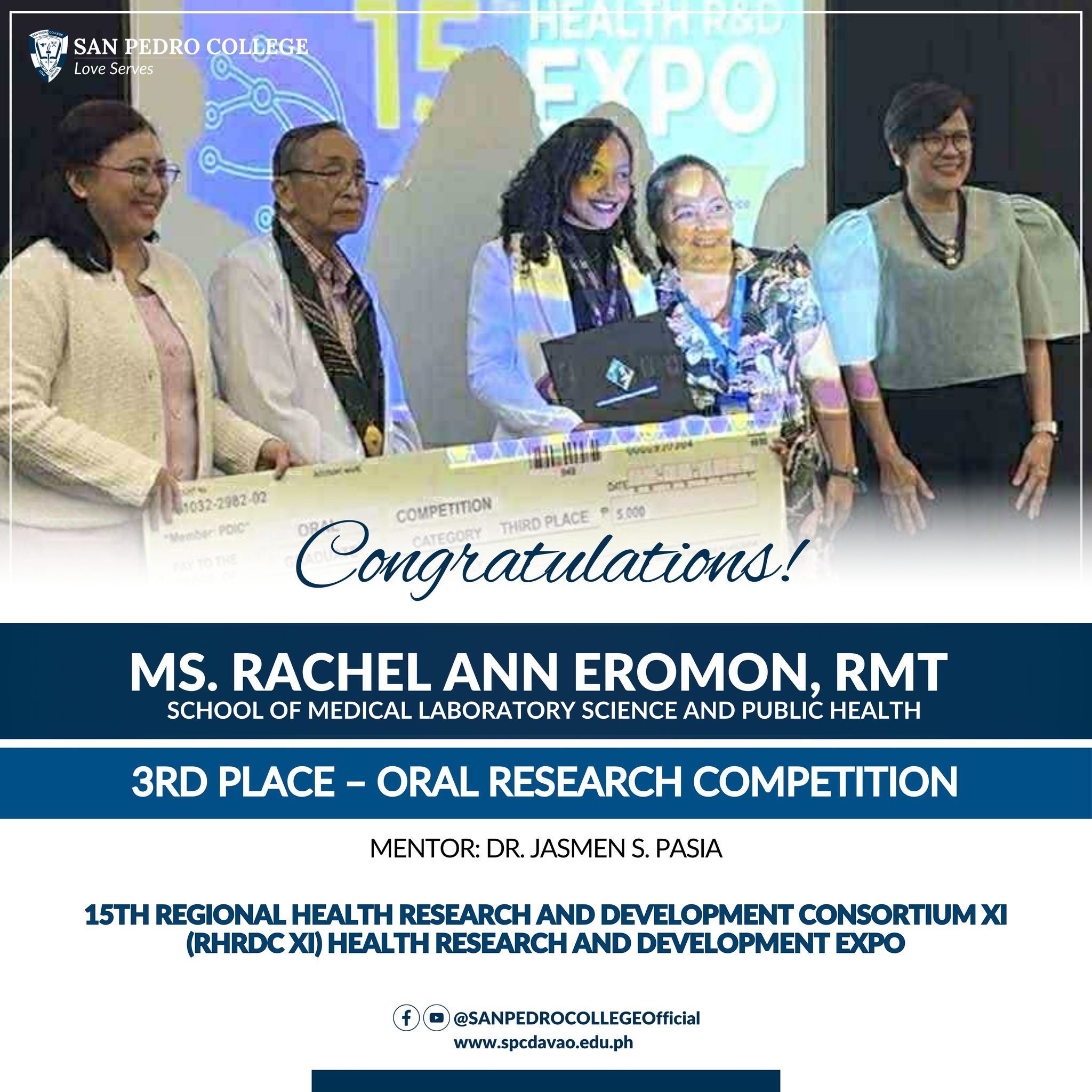 15th RHRDC EXPO - 3RD PLACE