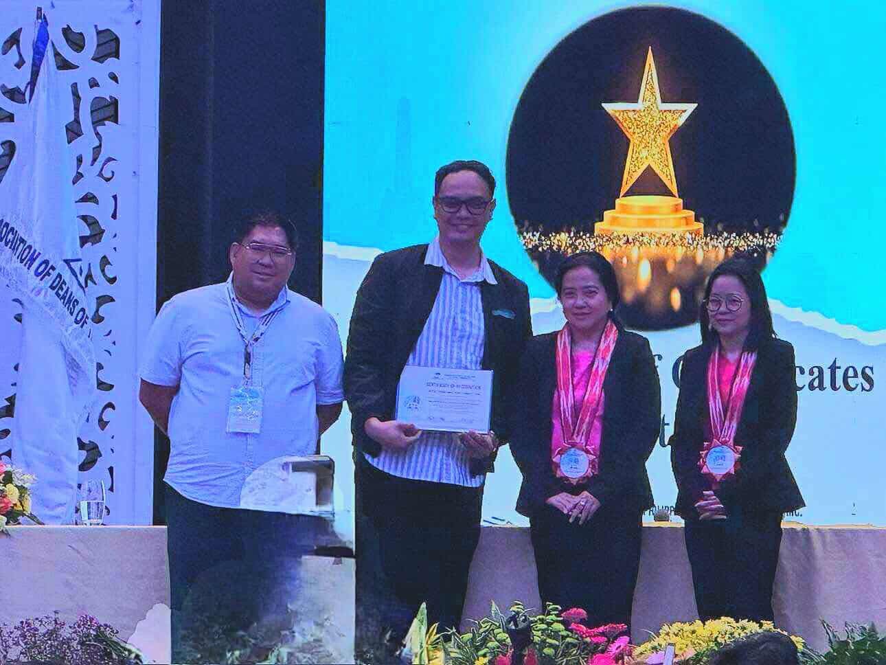 FIRST PLACE, BEST POSTER PRESENTATION DURING ASSOCIATION OF DEANS OF PHILIPPINE COLLEGES OF NURSING, INC. (ADPCN) CONVENTION 2025 - AWARD