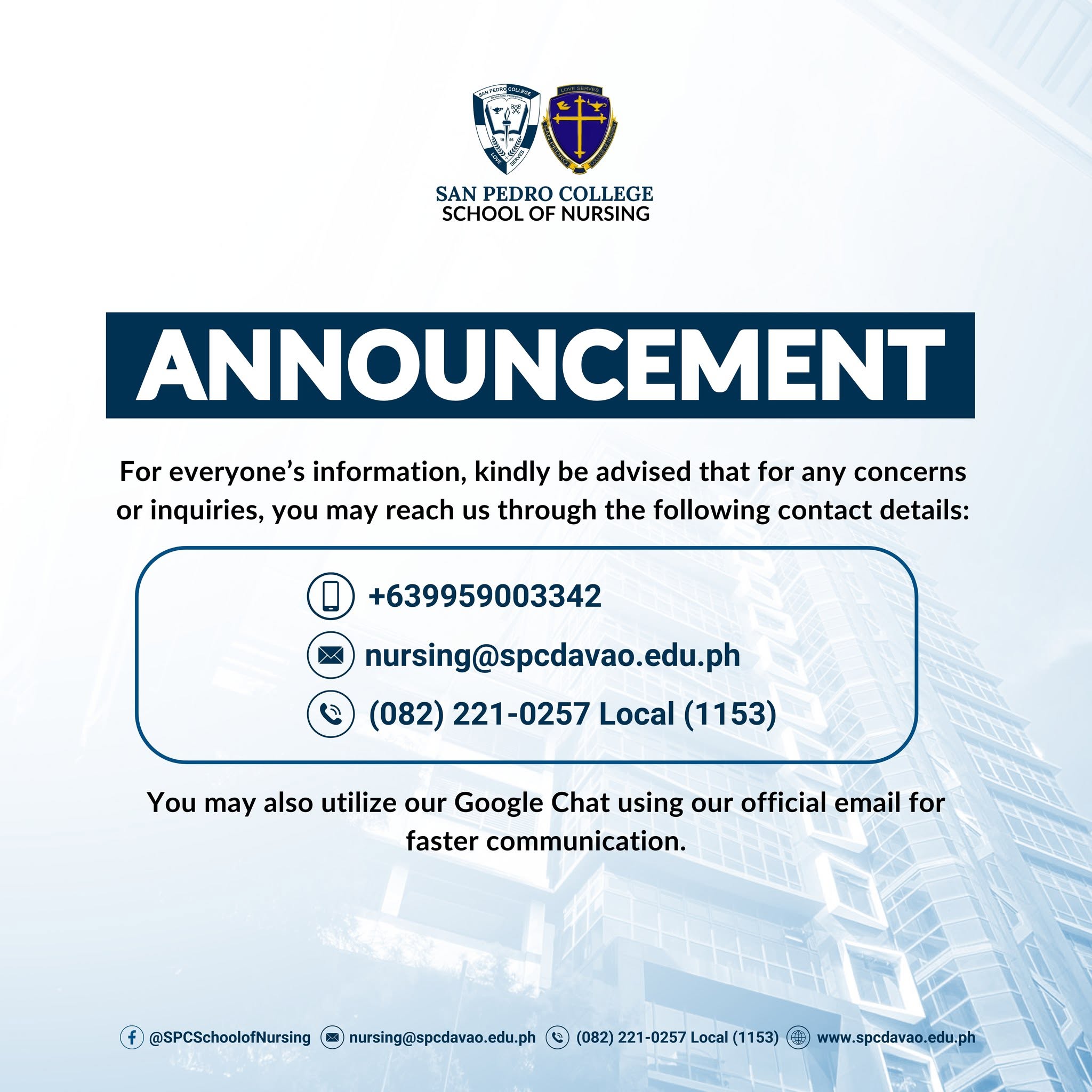 SON-AN-SON CONTACT INFORMATION